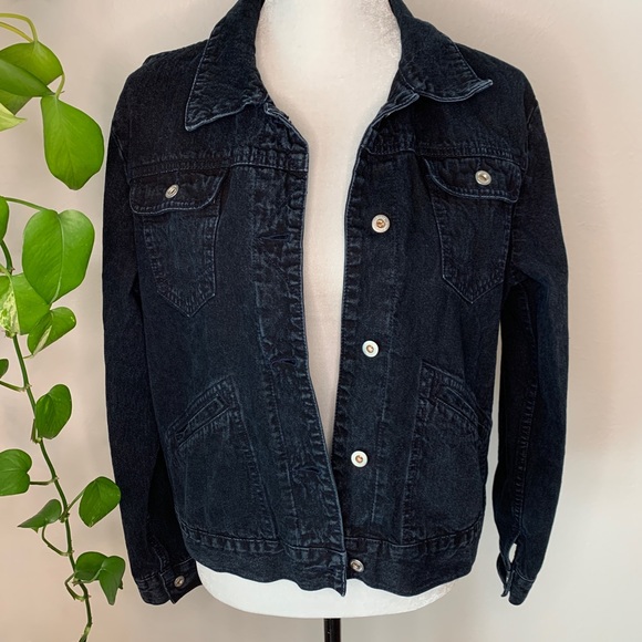 Sundance Dark Navy Jean Jacket. - Picture 1 of 8